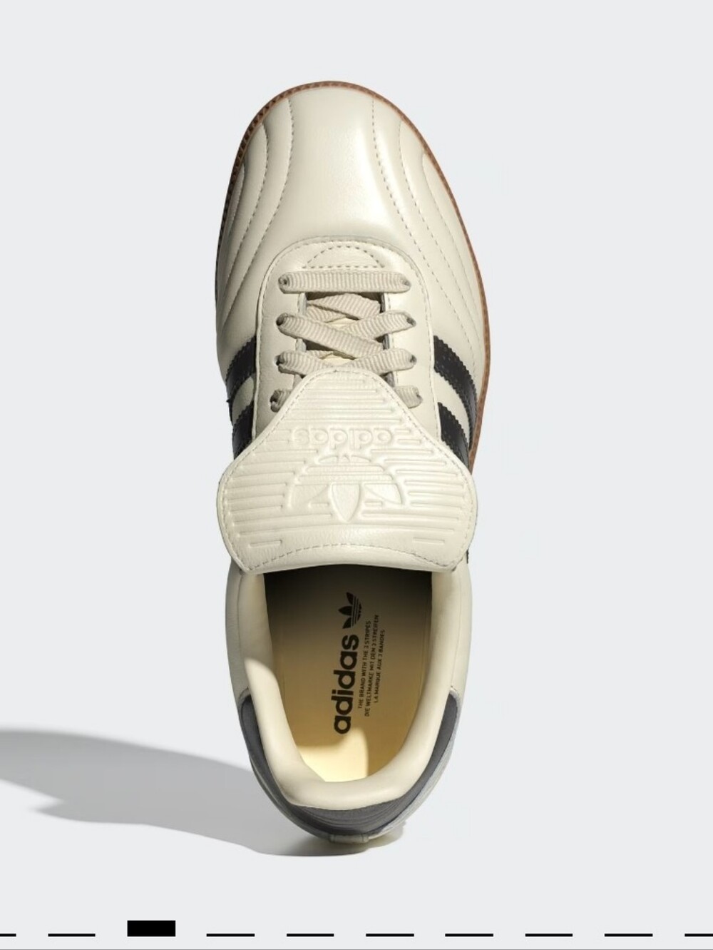 NWOT adidas Samba LT Women Cream Sneakers with Black Stripes Size 6.5 US - Picture 1 of 6